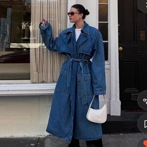 SPRWMN denim trench coat - never worn